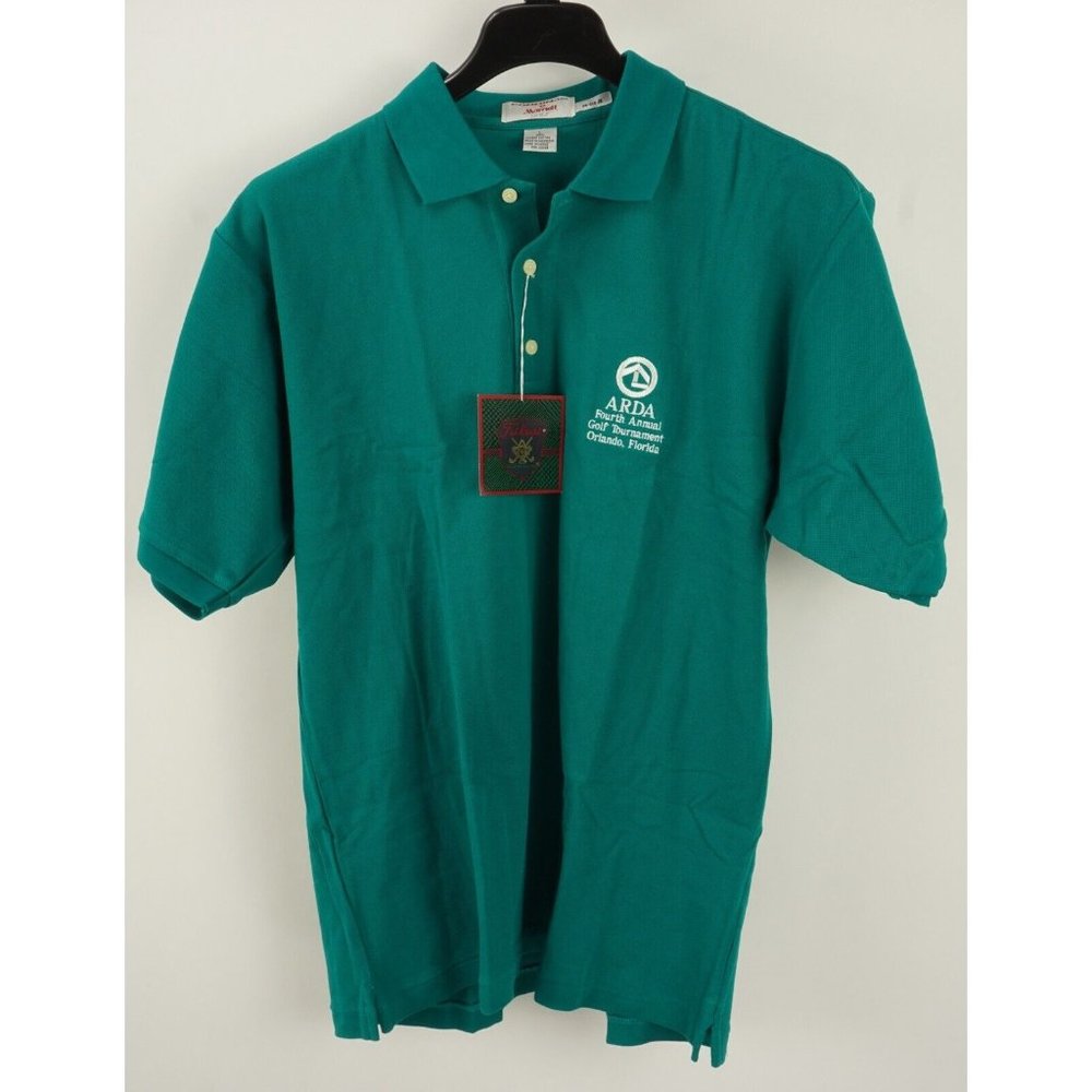 Deadstock Vintage Titlelist Arda Golf Tournament Men's Large Short Sleeve Shirt